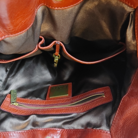 Kooba red leather handbag - Picture 7 of 9
